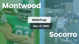 Matchup: Montwood  vs. Socorro  2020