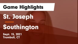 St. Joseph  vs Southington  Game Highlights - Sept. 15, 2021