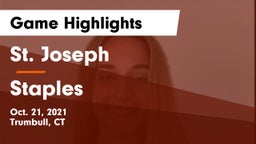 St. Joseph  vs Staples  Game Highlights - Oct. 21, 2021