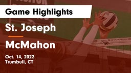 St. Joseph  vs McMahon  Game Highlights - Oct. 14, 2022
