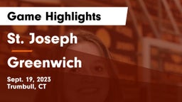 St. Joseph  vs Greenwich  Game Highlights - Sept. 19, 2023