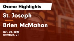 St. Joseph  vs Brien McMahon  Game Highlights - Oct. 20, 2023