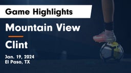 Mountain View  vs Clint  Game Highlights - Jan. 19, 2024