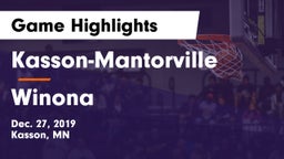 Kasson-Mantorville  vs Winona  Game Highlights - Dec. 27, 2019