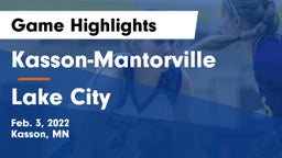 Kasson-Mantorville  vs Lake City  Game Highlights - Feb. 3, 2022