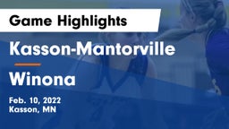 Kasson-Mantorville  vs Winona  Game Highlights - Feb. 10, 2022
