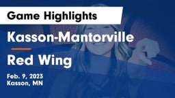 Kasson-Mantorville  vs Red Wing  Game Highlights - Feb. 9, 2023