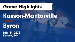 Kasson-Mantorville  vs Byron  Game Highlights - Feb. 14, 2023