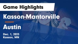 Kasson-Mantorville  vs Austin  Game Highlights - Dec. 1, 2023