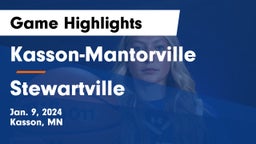 Kasson-Mantorville  vs Stewartville  Game Highlights - Jan. 9, 2024