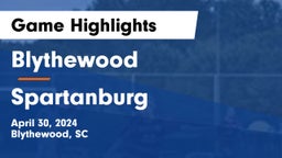 Blythewood  vs Spartanburg  Game Highlights - April 30, 2024