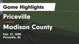 Priceville  vs Madison County Game Highlights - Feb. 27, 2020