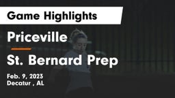 Priceville  vs St. Bernard Prep Game Highlights - Feb. 9, 2023
