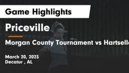 Priceville  vs Morgan County Tournament vs Hartselle JV Game Highlights - March 20, 2023