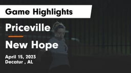 Priceville  vs New Hope  Game Highlights - April 15, 2023