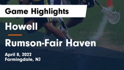 Howell  vs Rumson-Fair Haven  Game Highlights - April 8, 2022