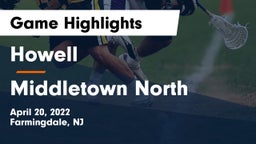 Howell  vs Middletown North  Game Highlights - April 20, 2022