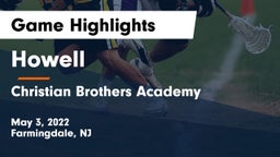 Howell  vs Christian Brothers Academy Game Highlights - May 3, 2022