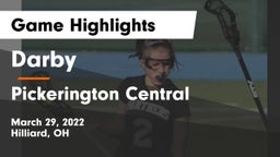 Darby  vs Pickerington Central  Game Highlights - March 29, 2022