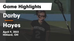 Darby  vs Hayes Game Highlights - April 9, 2022