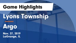 Lyons Township  vs Argo  Game Highlights - Nov. 27, 2019