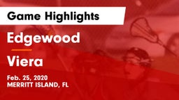 Edgewood  vs Viera Game Highlights - Feb. 25, 2020