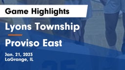 Lyons Township  vs Proviso East  Game Highlights - Jan. 21, 2023