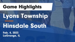 Lyons Township  vs Hinsdale South  Game Highlights - Feb. 4, 2023