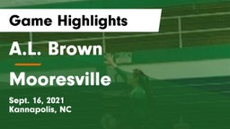 A.L. Brown  vs Mooresville  Game Highlights - Sept. 16, 2021