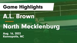 A.L. Brown  vs North Mecklenburg Game Highlights - Aug. 16, 2022