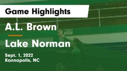 A.L. Brown  vs Lake Norman Game Highlights - Sept. 1, 2022