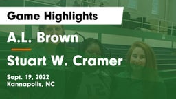 A.L. Brown  vs Stuart W. Cramer Game Highlights - Sept. 19, 2022