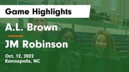 A.L. Brown  vs JM Robinson Game Highlights - Oct. 12, 2022