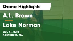 A.L. Brown  vs Lake Norman Game Highlights - Oct. 16, 2023