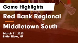 Red Bank Regional  vs Middletown South  Game Highlights - March 31, 2023