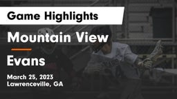 Mountain View  vs Evans  Game Highlights - March 25, 2023
