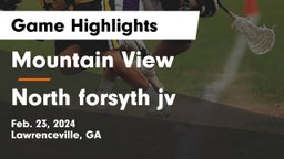 Mountain View  vs North forsyth jv Game Highlights - Feb. 23, 2024