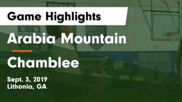 Arabia Mountain  vs Chamblee Game Highlights - Sept. 3, 2019