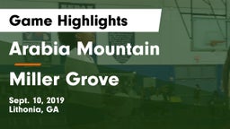 Arabia Mountain  vs Miller Grove Game Highlights - Sept. 10, 2019