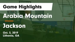 Arabia Mountain  vs Jackson Game Highlights - Oct. 3, 2019