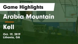 Arabia Mountain  vs Kell  Game Highlights - Oct. 19, 2019