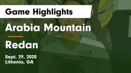 Arabia Mountain  vs Redan  Game Highlights - Sept. 29, 2020