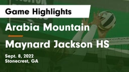 Arabia Mountain  vs Maynard Jackson HS Game Highlights - Sept. 8, 2022