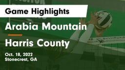 Arabia Mountain  vs Harris County  Game Highlights - Oct. 18, 2022