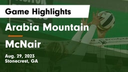 Arabia Mountain  vs McNair  Game Highlights - Aug. 29, 2023