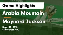 Arabia Mountain  vs Maynard Jackson  Game Highlights - Sept. 28, 2023
