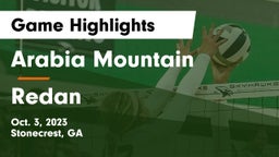 Arabia Mountain  vs Redan  Game Highlights - Oct. 3, 2023