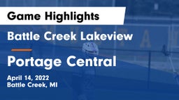 Battle Creek Lakeview  vs Portage Central  Game Highlights - April 14, 2022