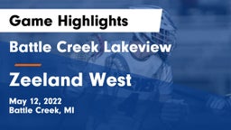 Battle Creek Lakeview  vs Zeeland West  Game Highlights - May 12, 2022