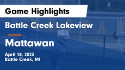 Battle Creek Lakeview  vs Mattawan  Game Highlights - April 18, 2023